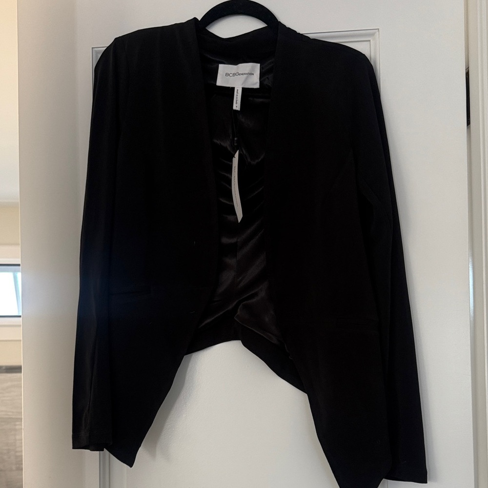 BCBGeneration Women's Elegant Black Suit Jacket